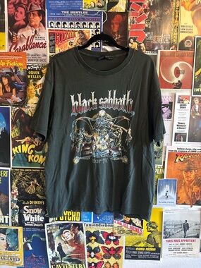 Cotton On Black Sabbath Graphic Tee - Dark Green